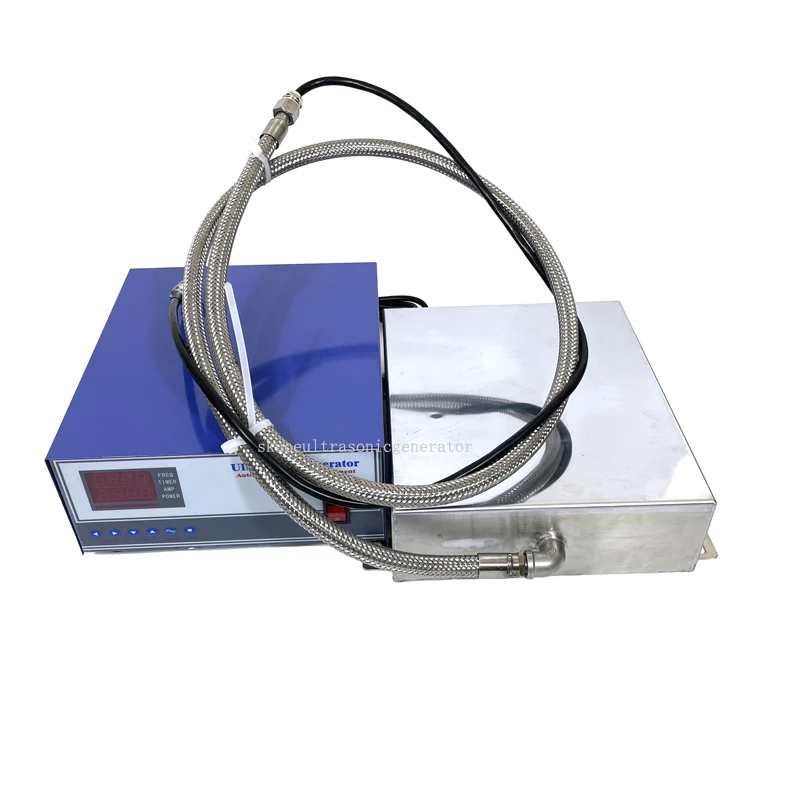 Caja piezoeléctrica ultrasónica impermeable del transductor de 600W 25khz para limpiar las piezas del cilindro del coche PDF