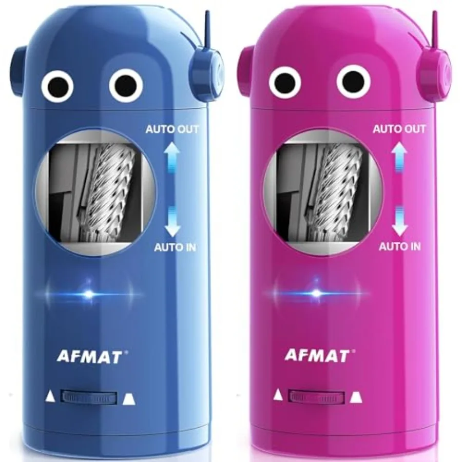 

Электрическая точилка для карандашей Robot, 2 шт., синяя + фиолетовая
