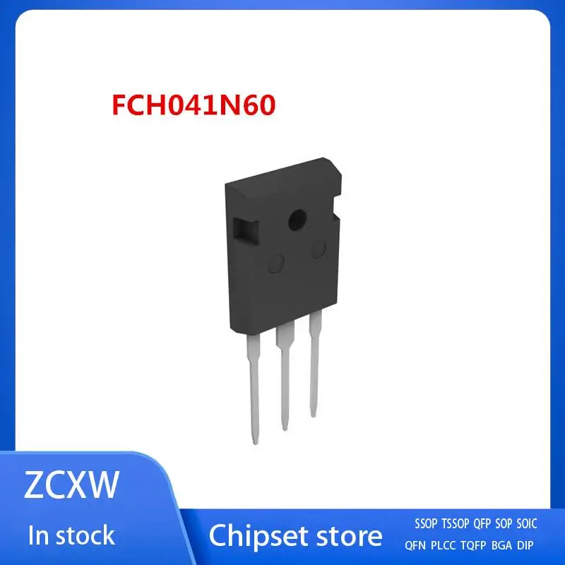 10 ชิ้น/ล็อต FCH041N60E FCH041N60F FCH041N60 TO-247 77A 600V MOSFET