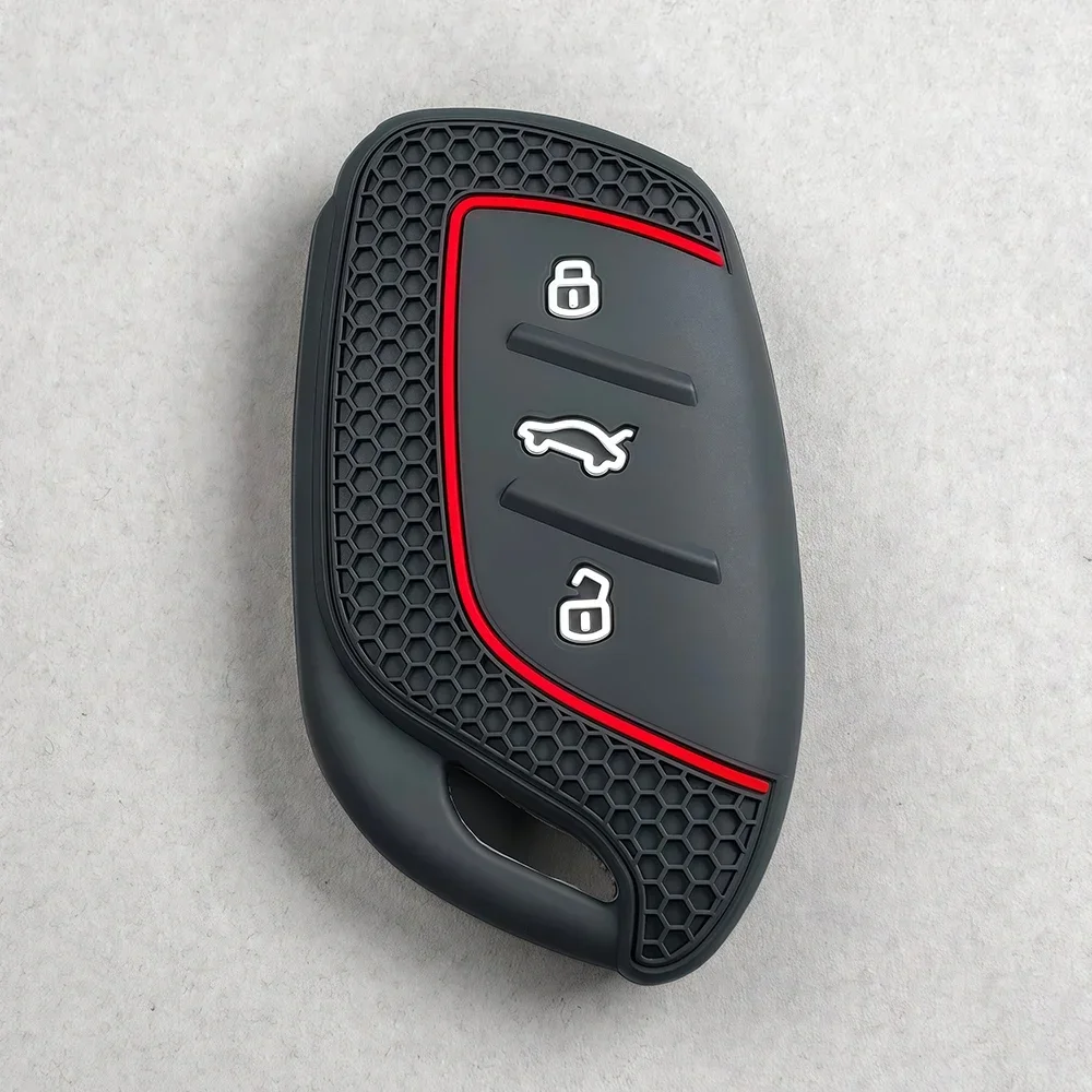 Silikon-Autoschlüsselhülle für MG ZS HS 2026 2025 MG6 MG4 MG5 MG3 MG7 Roewe RX3 RX8 ERX5 RX5 I6 I5 Zubehör – Detail 4