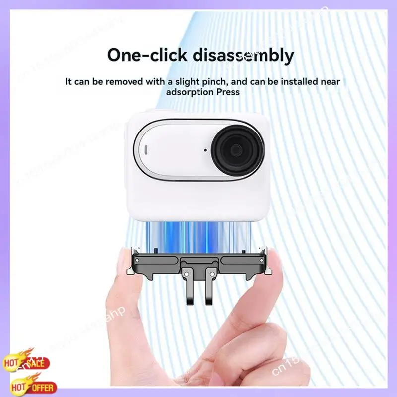 

CLCU For Insta360 GO 3/ 3S Magnetic Quick Release Mount Variable Dual Interface Quick Release Kit