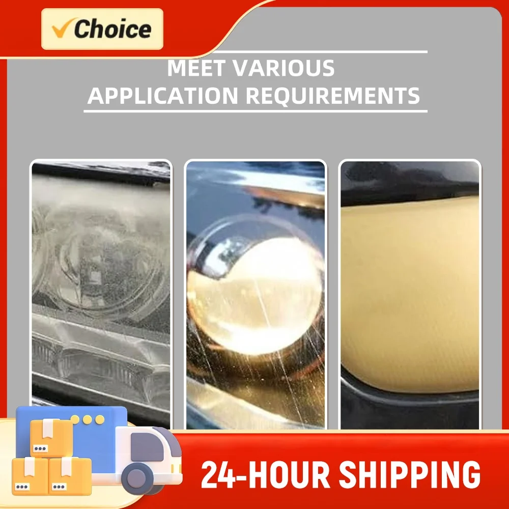Automotive Headlamp Restoration Fluids Multi Purpose Versatile Headlight Refurbish Kit for Oxidized&Yellowed Headlamps