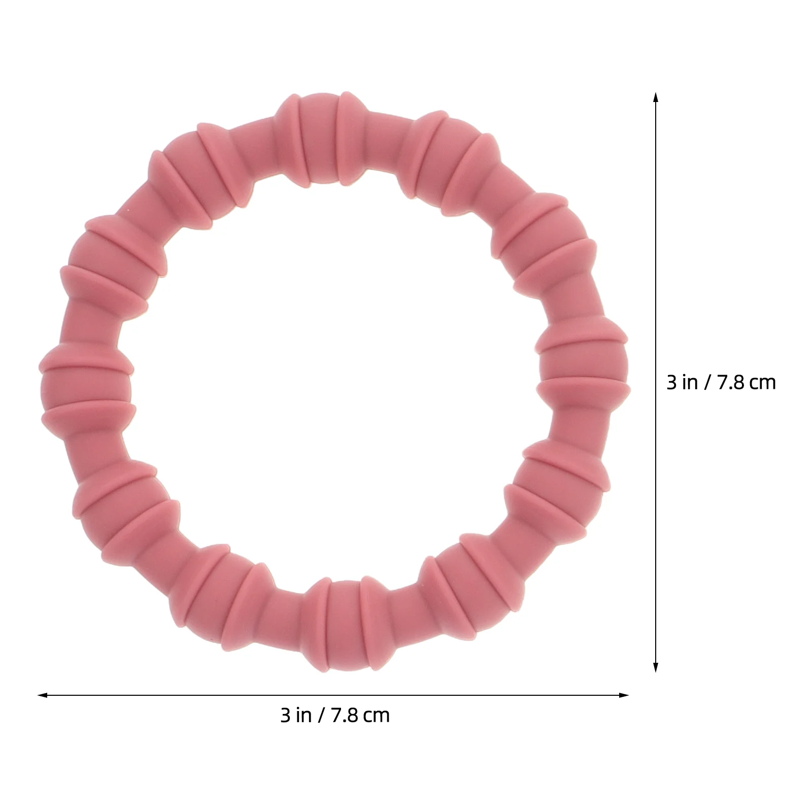 4 szt. Bransoletki gryzaki dla niemowląt, różne kolory, bezpieczne, niezawodne, bezwonne, miękki materiał, łatwa pielęgnacja