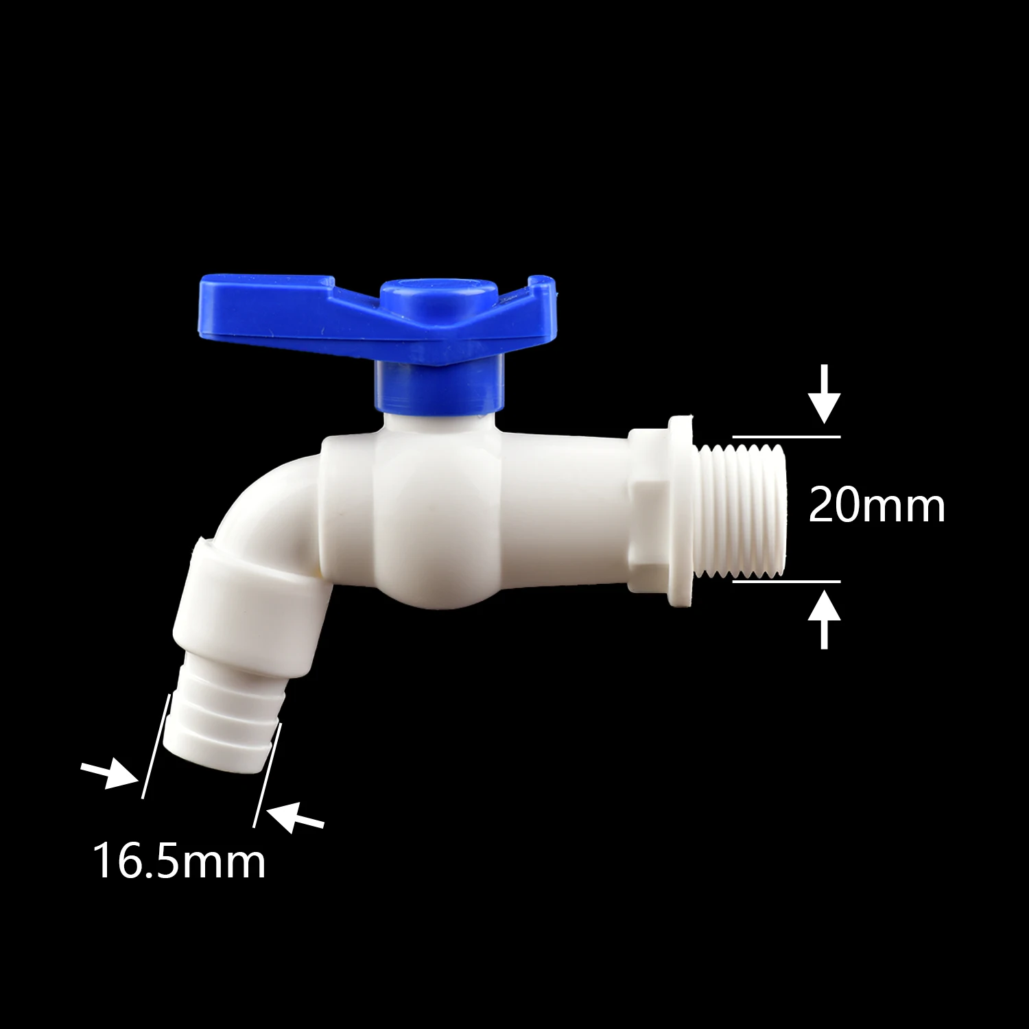 60 MM gwint wewnętrzny adapter zbiornika IBC zagęścić plastikowe złącze kranu zawór skrzynki na wodę do przyłącza wody w ogrodzie domowym