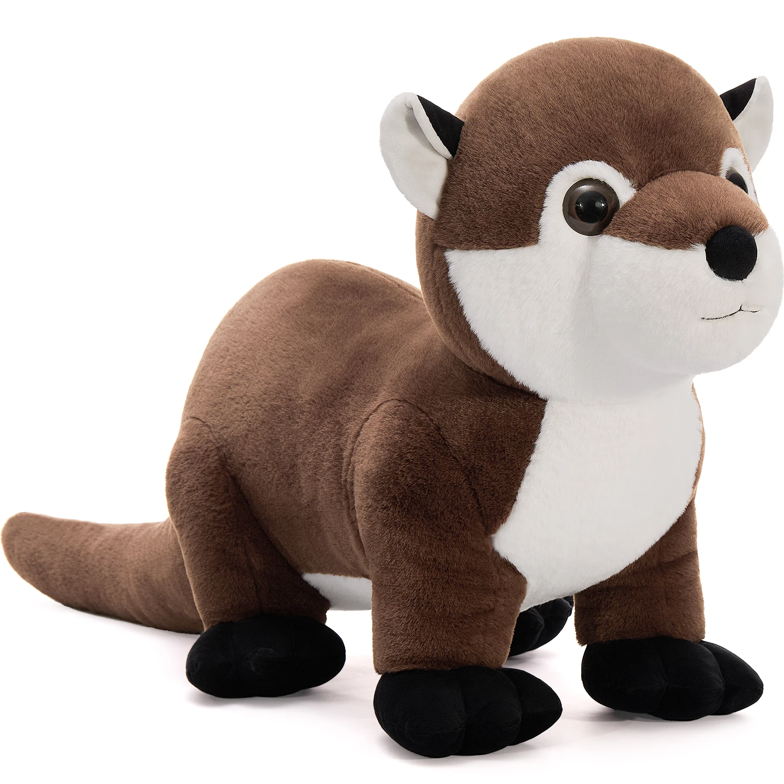 MorisMos Otter Stuffed Animal 47.2 Inch Long Stuffed Otter Plush Toy Cute Sea Otter Cuddly Plushies for Kids Birthday Party
