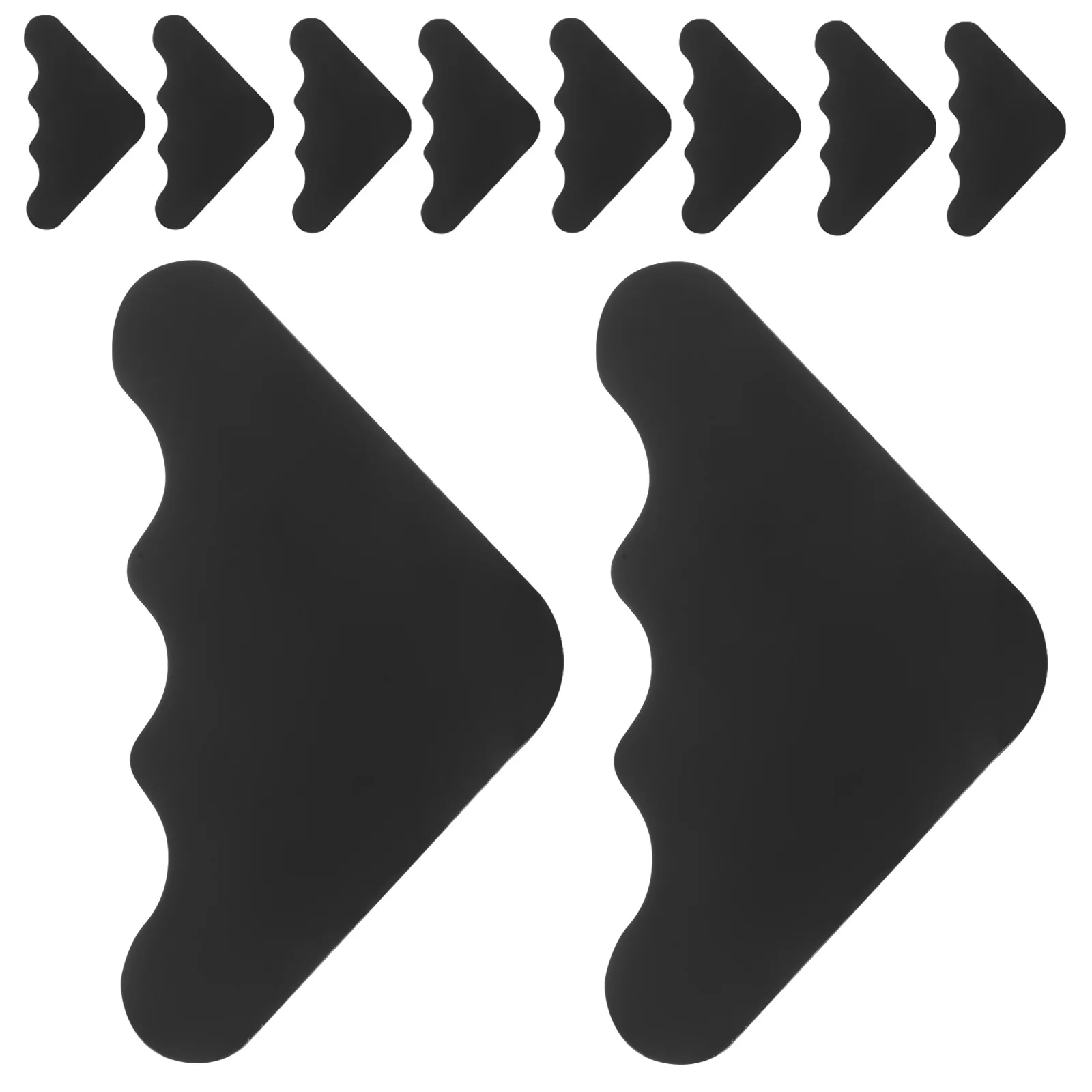 10 قطعة وسادة البساط القابضون عدم الانزلاق قابل للغسل السجاد الشريط مكافحة الشباك بولي القابض لمعظم أنواع الأرضيات القابض للسجاد