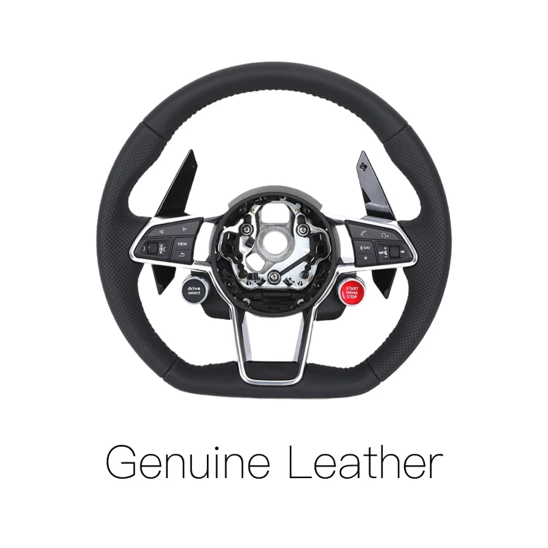 

Suitable for Audi R8 Genuine Leather Multifunctional Steering Wheel With Digital Racing Display