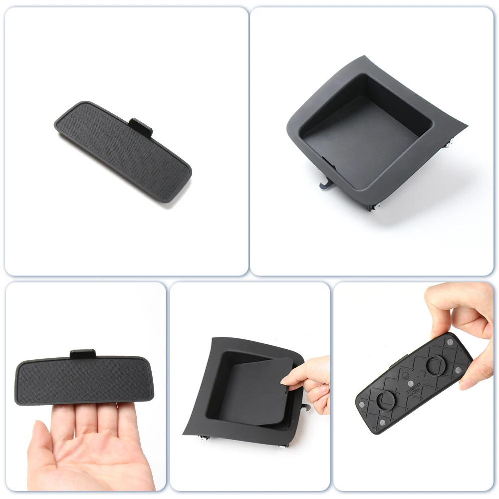 Rear Armrest Storage Tray Water Cup Rubber Bottom Pad Anti Slip Trim Mat  Accessories For Volvo XC60 XC90 V90 S60L S90L 31389183