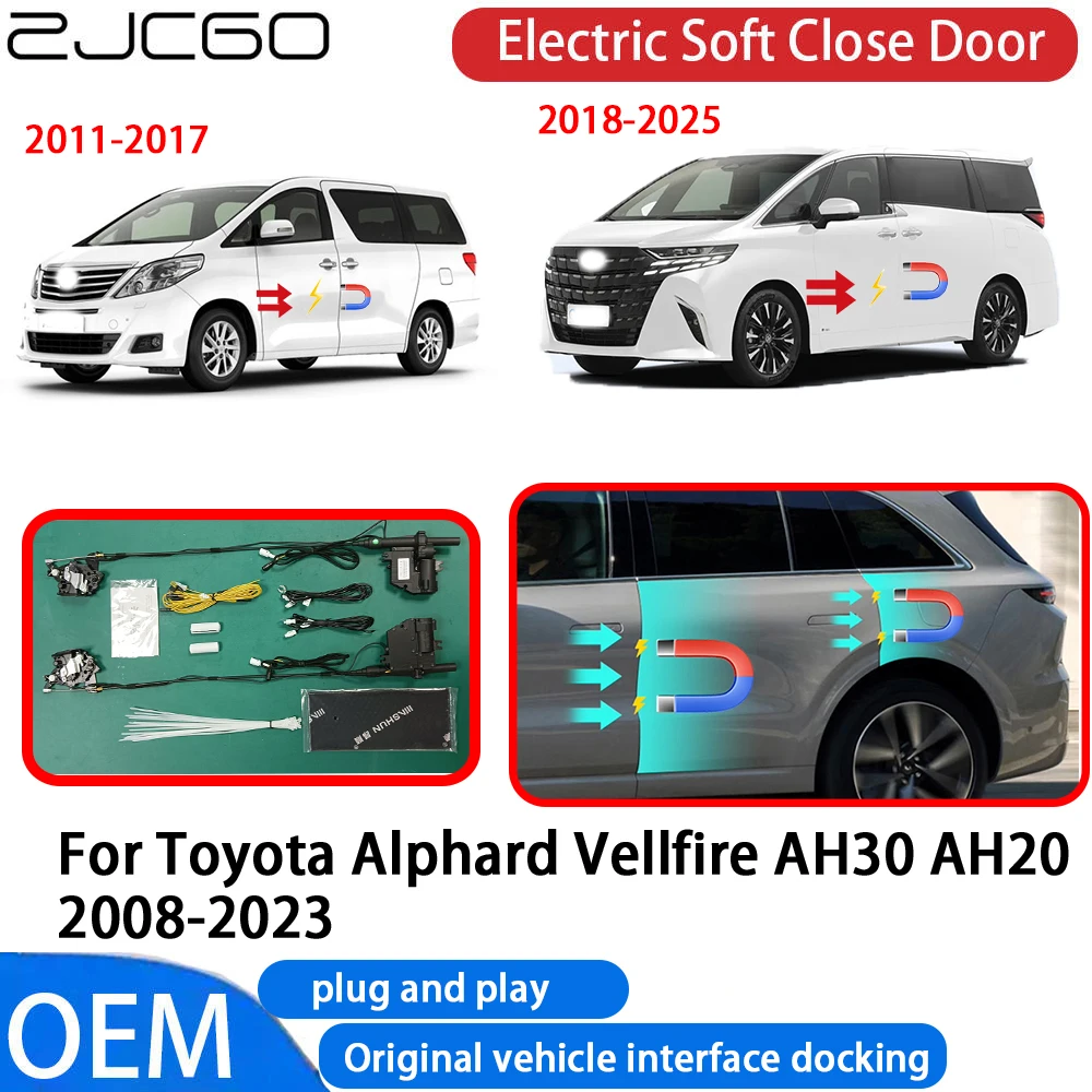 

for Toyota Alphard Vellfire AH30 AH20 Car Automatic Electric Soft Close Door Closer System OEM Plug and Play Comfort Closing