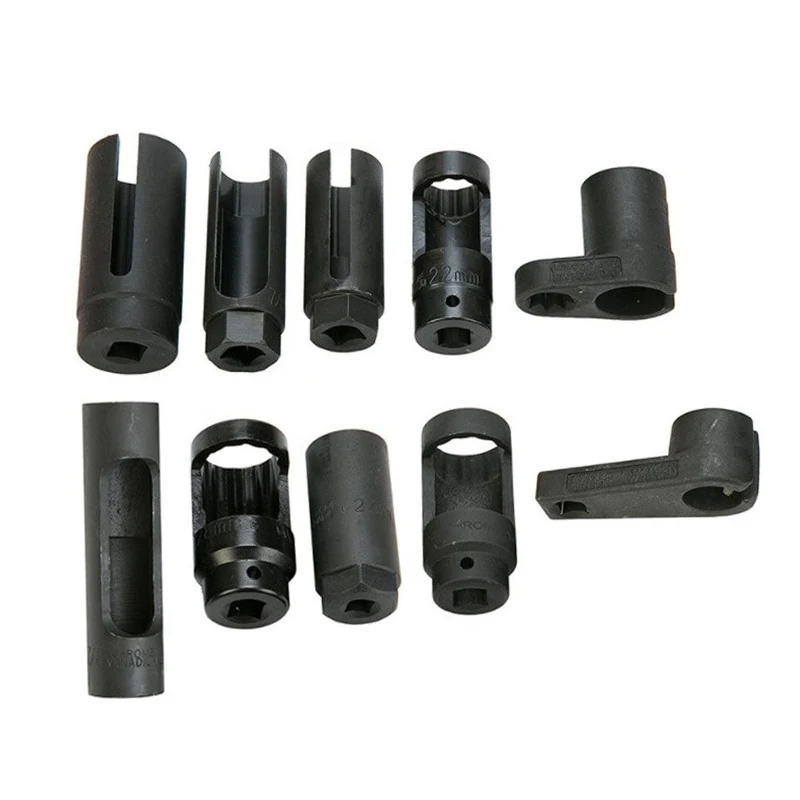 10pcs Oxygen sensor socket kit/O2 sensor quick removal of wrench/High quality CRV sensor installation and removal tool