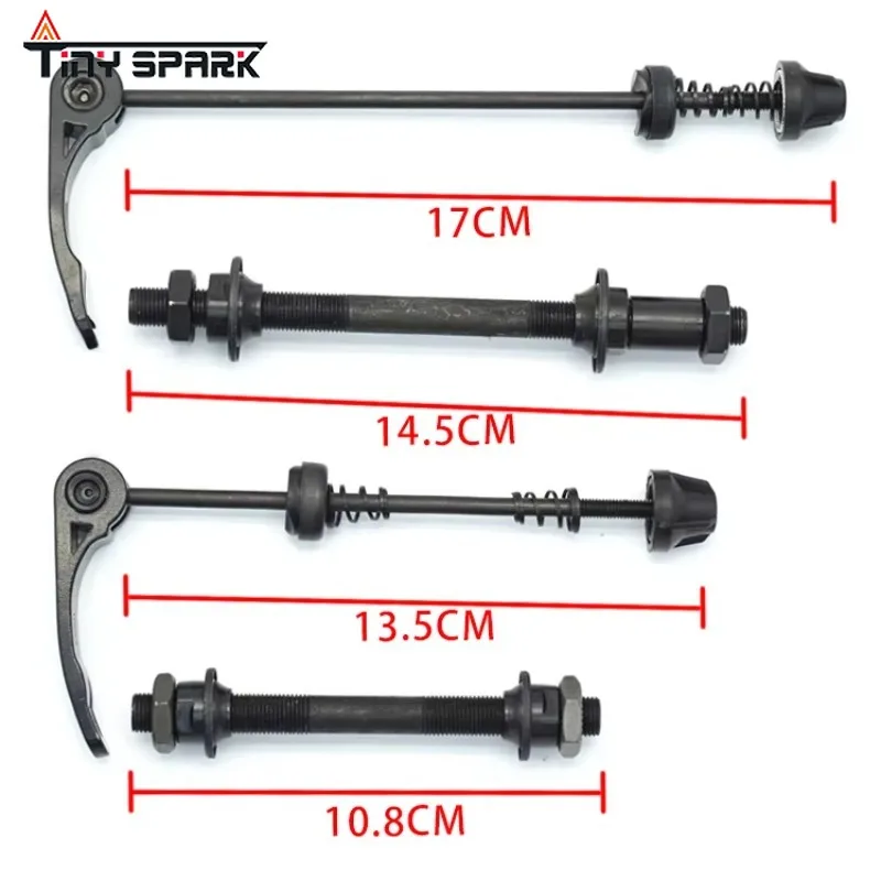 Custom Bicycle Parts Quick Release Hub Road Mountain Bike Front and Rear Hollow Axle Sets, Standard Spacing