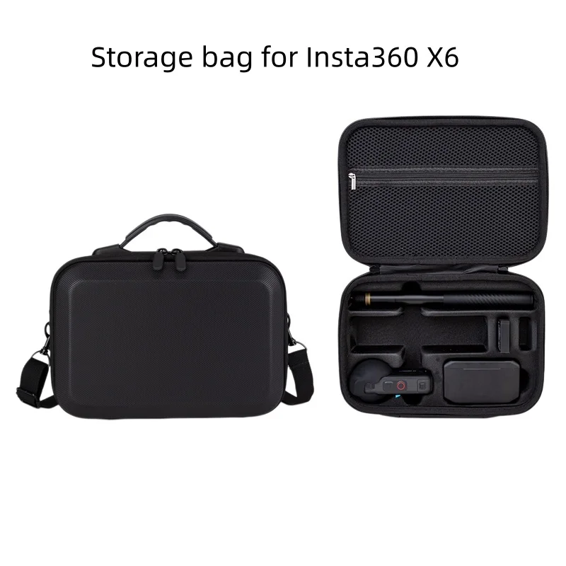 insta360-x6カメラに適したハードシェル収納バッグ