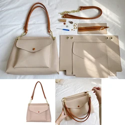 NEW 1Set DIY Leather Accessories Handmade Handbag Stitching With Pu Shoulder bag Material Semi-finished