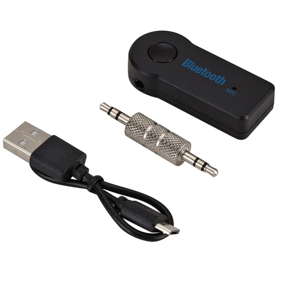 Adaptateur émetteur-récepteur sans fil Bluetooth 5.0 2 en 1, 3.5mm, musique de voiture, Audio AUX, récepteur Bluetooth de voiture, adaptateur Bluetooth pour PC