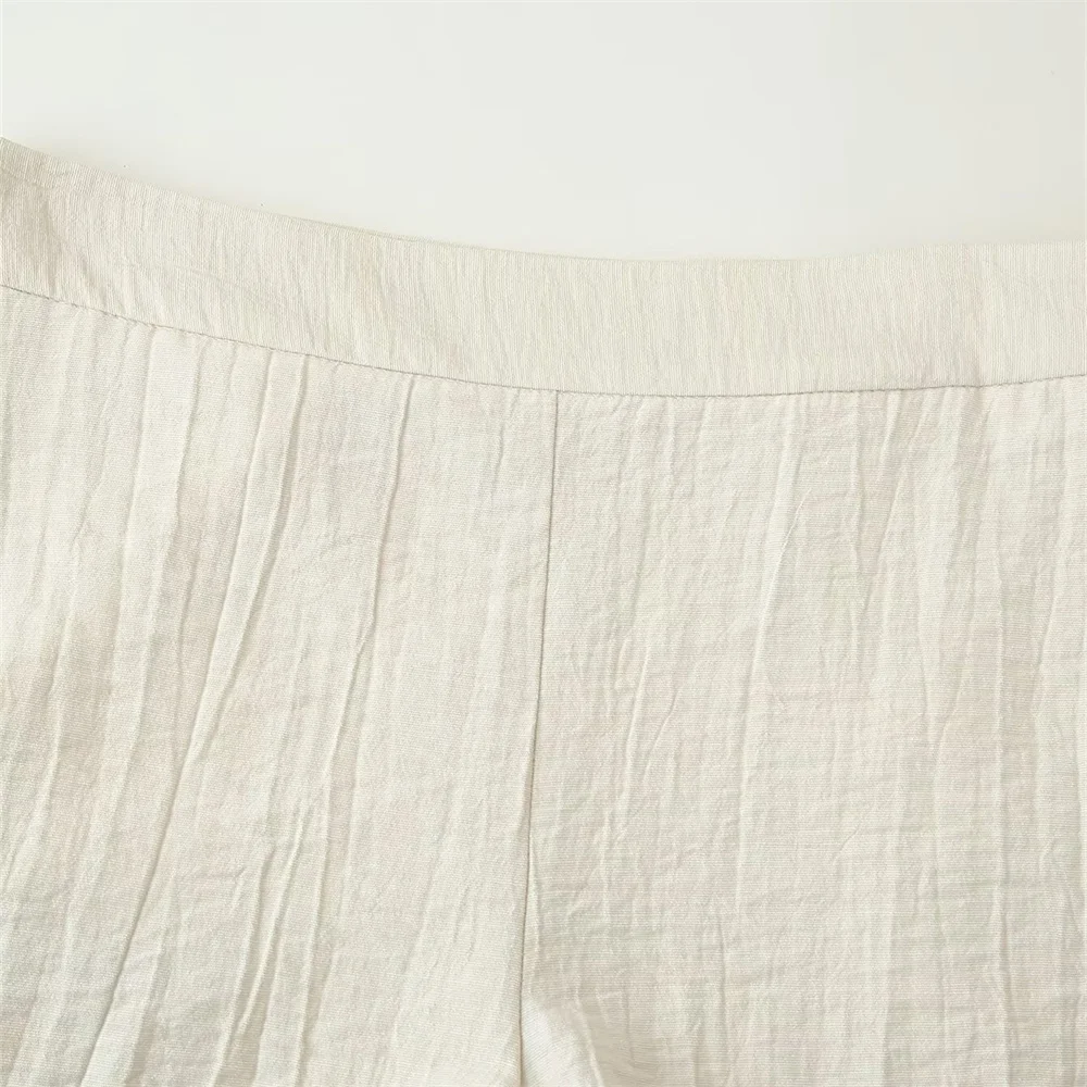 Su sui feminino decoração em torno do pescoço colete colete verão novo item contrastante bordado shorts casuais