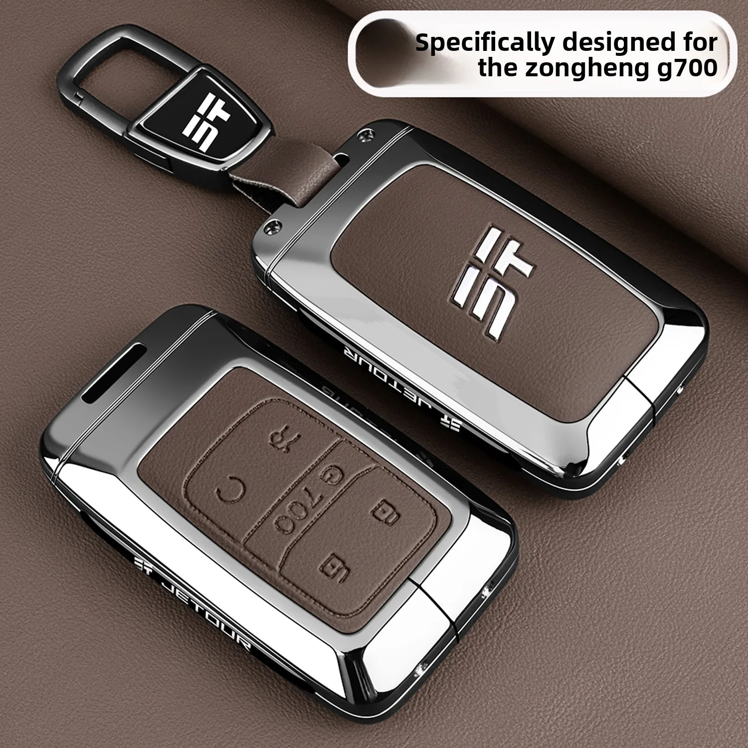 

For JieTu ZongHeng G700 Key Protective Cover, Exploring and Enjoying the Wilderness, Remote Control Shell, Metal Buckle