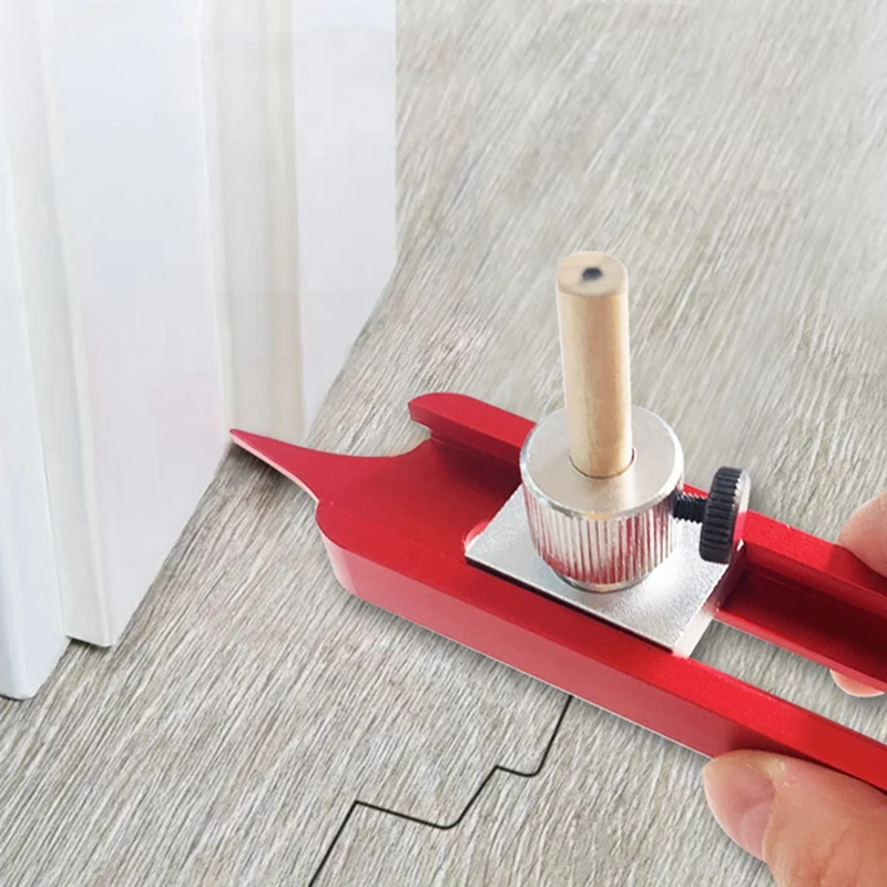 Profile Scribing Ruler Contour Gauge For Skirting Scribe Measuring Shape Gauge Joinery Woodworking Tool, Easy To Use Durable