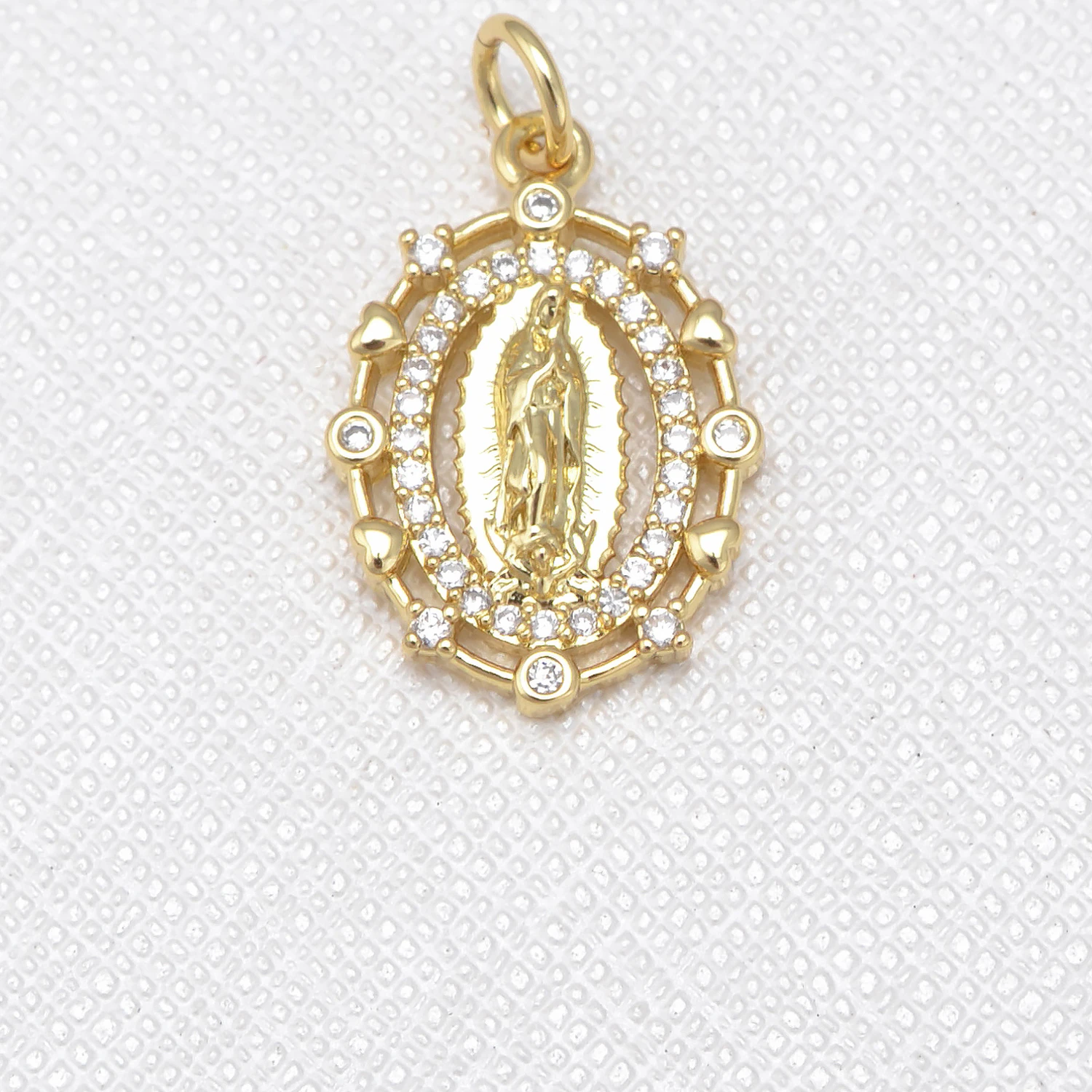 Sacred Jesus Virgin Mary Religious Charms DIY Jewelry Making Materials for Necklace Earrings Pendant Fittings Accessory 6 Pieces