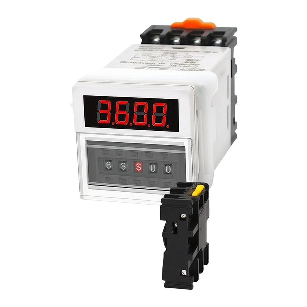 Cyclic Time Switch With LED Display 12V 24V 110V 220V 380V Digital Delay Relay Timer Controller For Electrical Panel Automation