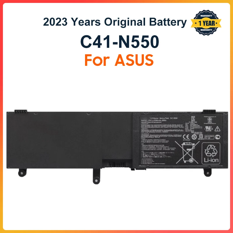 

C41-N550 Laptop Battery for ASUS N550 N550J N550JA N550JV N550JK Q550L Q550LF N550X47JV G550JK 15V 90WH