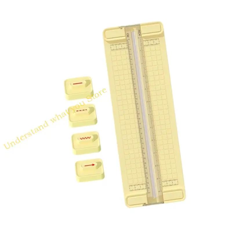 J60A 4 في 1 قاطع الورق يدوي آلة القطع الورقية