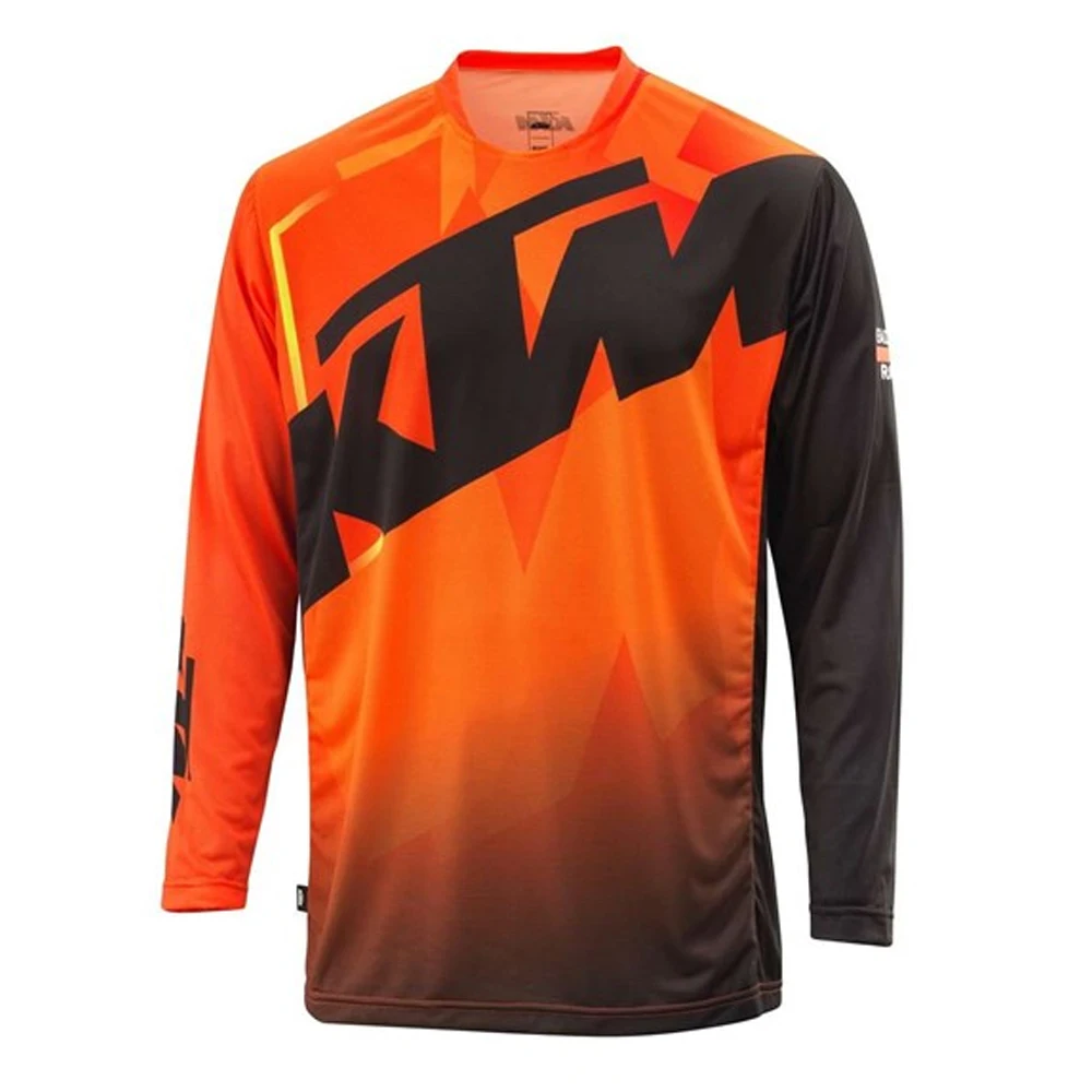 

2024 ktm Downhill Jerseys Long Sleeves MTB Bike Shirts Offroad DH Motorcycle Jersey Motocross Cycling Jersey