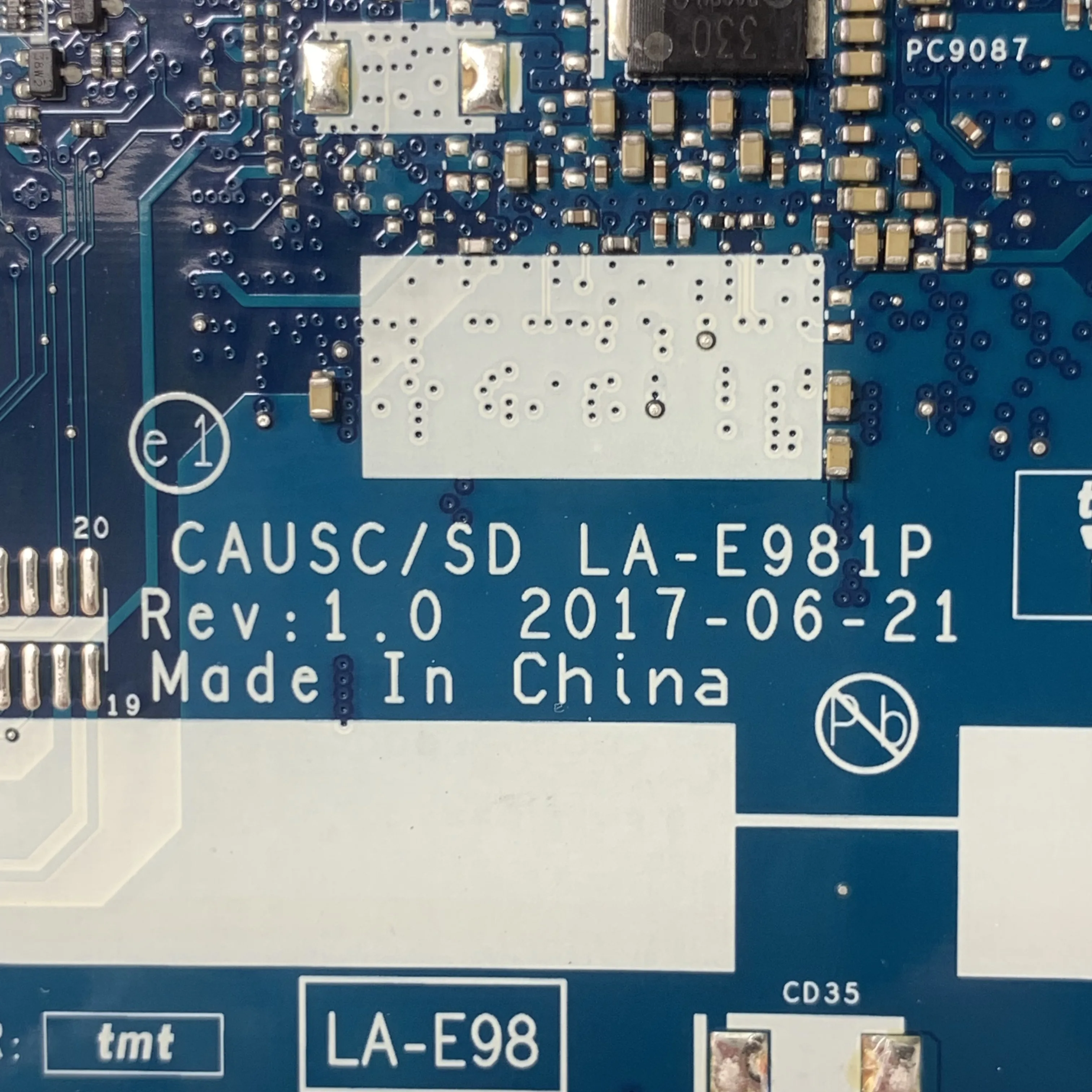 

Материнская плата CAUSC/SD LA-E981P для Lenovo Ideapad 320S-15AST, материнская плата для ноутбука 5B20P99017 с процессором A9-9420, DDR4, 100% полное тестирование