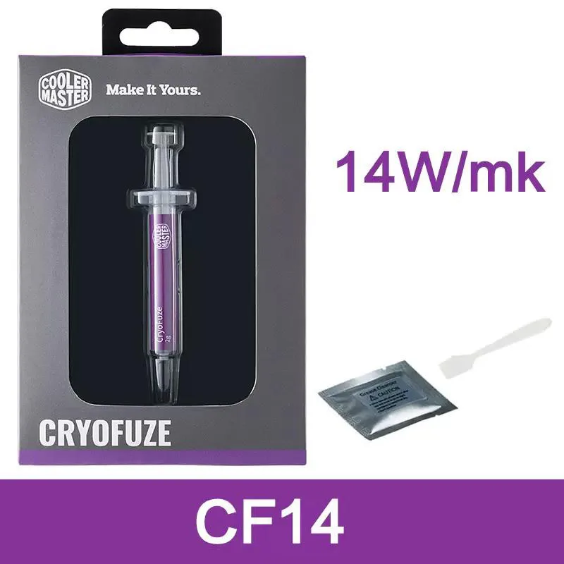 Cooler Master CF14 CF12.6 14W/mk Cryofuze High Performance Thermal Conductive Grease Paste Intel processor CPU GPU Cooling Fan