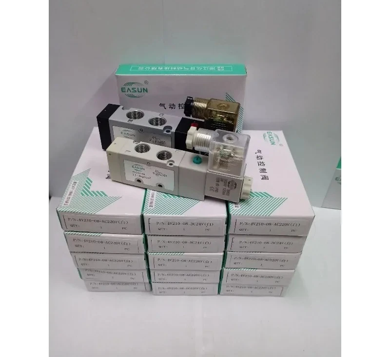 EASUN solenoid valve 4V210-08 4V310-10 4V410-15 110-06 DC24 AC220V