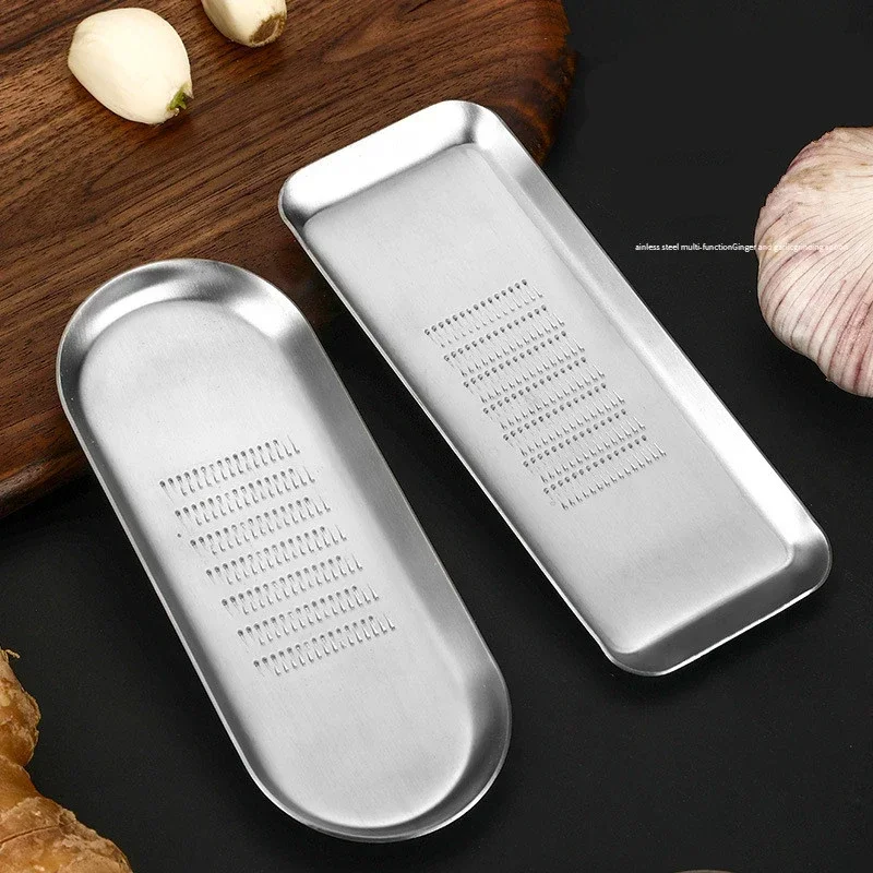 

New Practical Ginger Garlic Press Crusher Stainless Steel Wasabi Grater Device Chopper Mill Tool Kitchen Food Gadgets