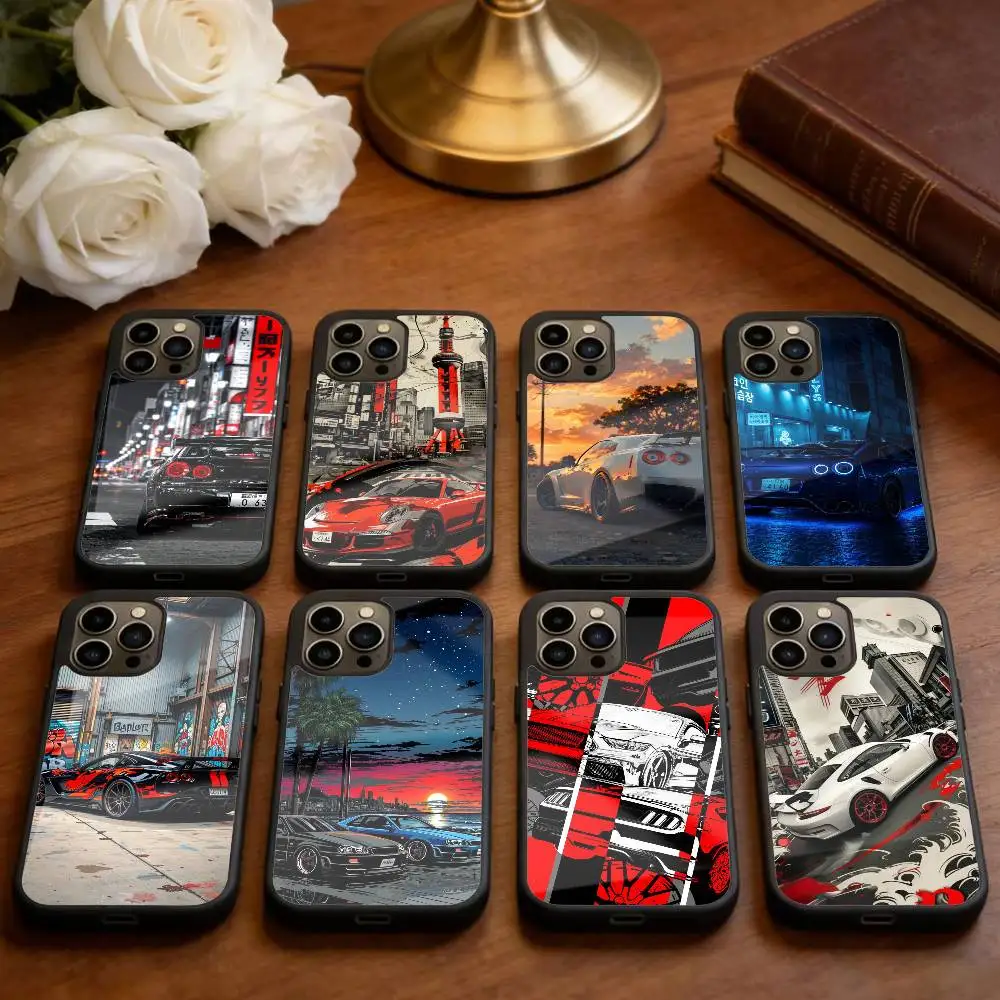 

Cool Car Phone Case For iPhone17,16,15,14,13 Plus,Pro Max Magnetic For Magsafe Wireless Charging