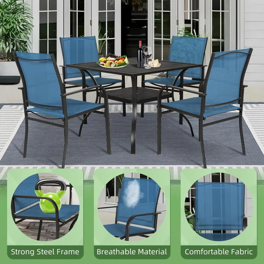 5 Pieces Patio Dini…