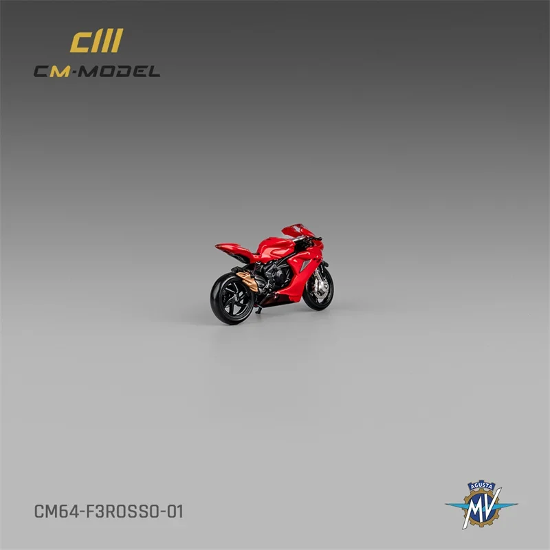 (Pre-order) CM MODEL 1:64 MV Agusta F3Rosso Red With Showgirl MV F3Rosoo