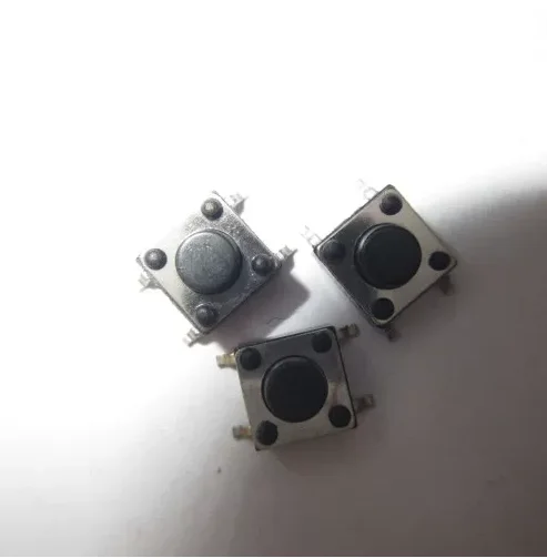 Surface-mounted 6*6*5 push-button switch, touch switch, microswitch, 6x6x5 copper terminals, high-temperature resistant, 50 head