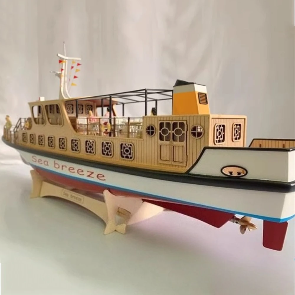 RC 2.4G 1/25 Cruiseschip Model RTR Versie Glasvezel Simulatie Binnenjacht Model High-end Afstandsbediening Gift boot Speelgoed