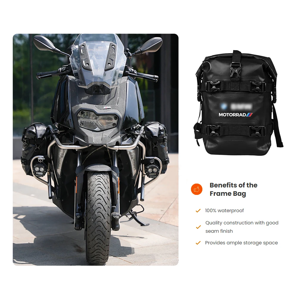 Bolsa impermeable para parachoques, bolsa de viaje para BMW R1250GS, R1200GS, F750GS, F850GS, ADV Adventure