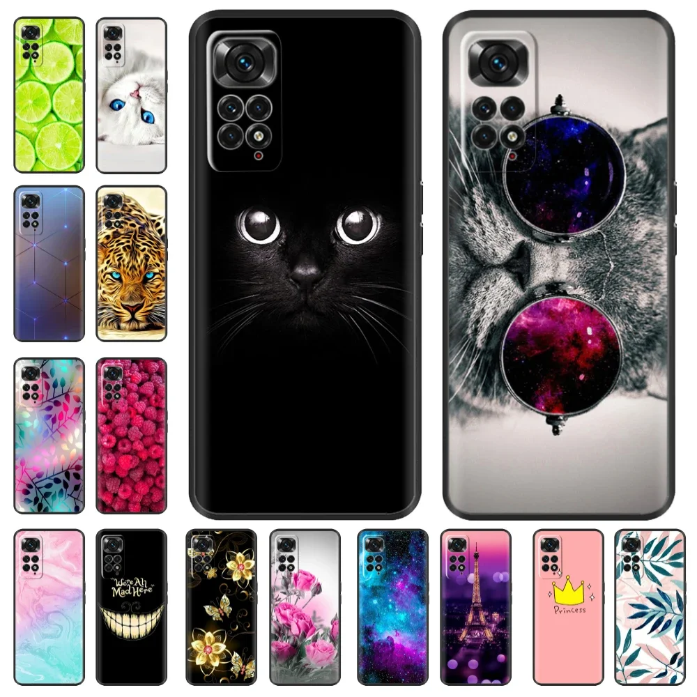 For Xiaomi Redmi Note 11 Pro Case Soft TPU Silicone Phone Back Cover Para For Xiaomi Redmi Note 11s Note11 Note 11Pro 11 s Cases