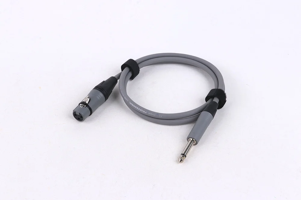 6,35 mm TS-Stecker auf 3-poliger XLR-Stecker/Buchse, Verbindungs-Audio-Verlängerungskabel für MIC Active Speakers, Bühnen-DJ-Studio-Audiokonsole – Detail 20
