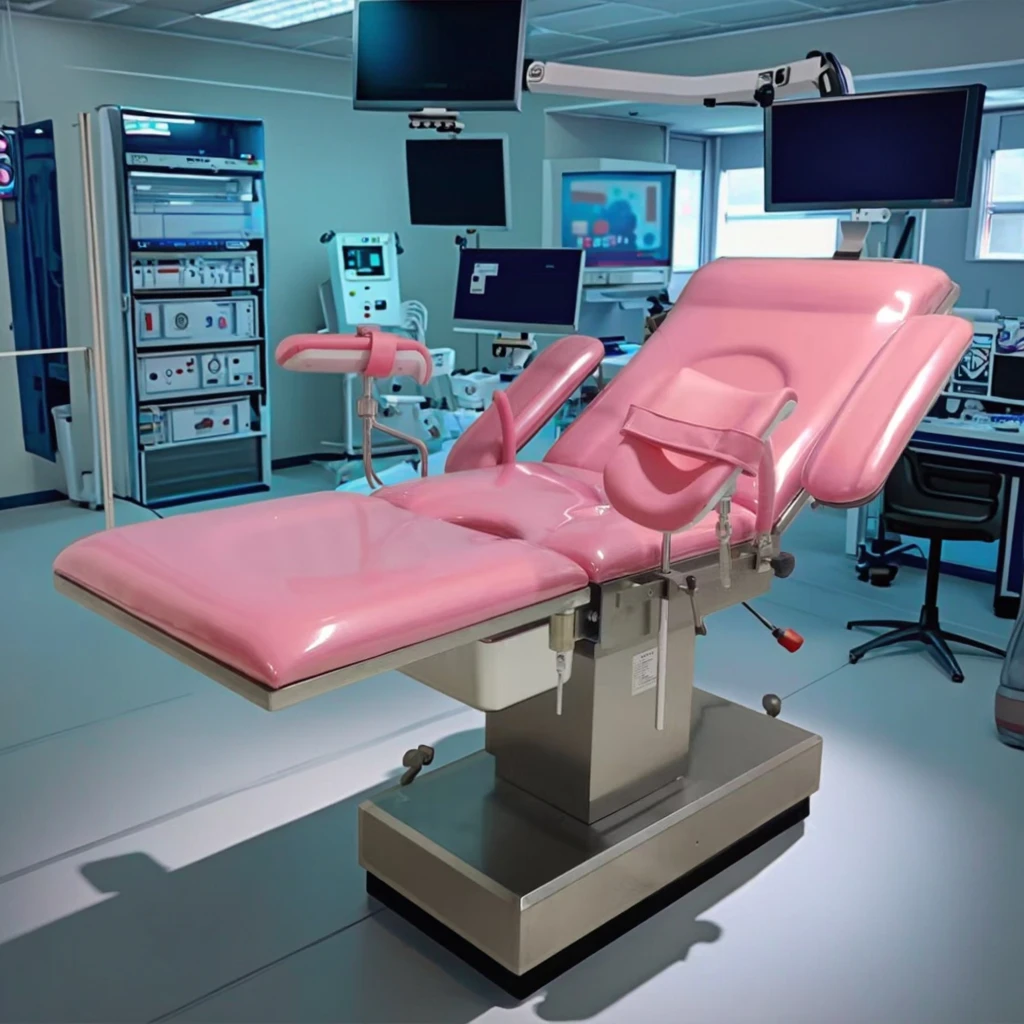 

Leather Manual Gynecology Delivery Examination Couch Birthing Obstetric Bed Gynecological Table