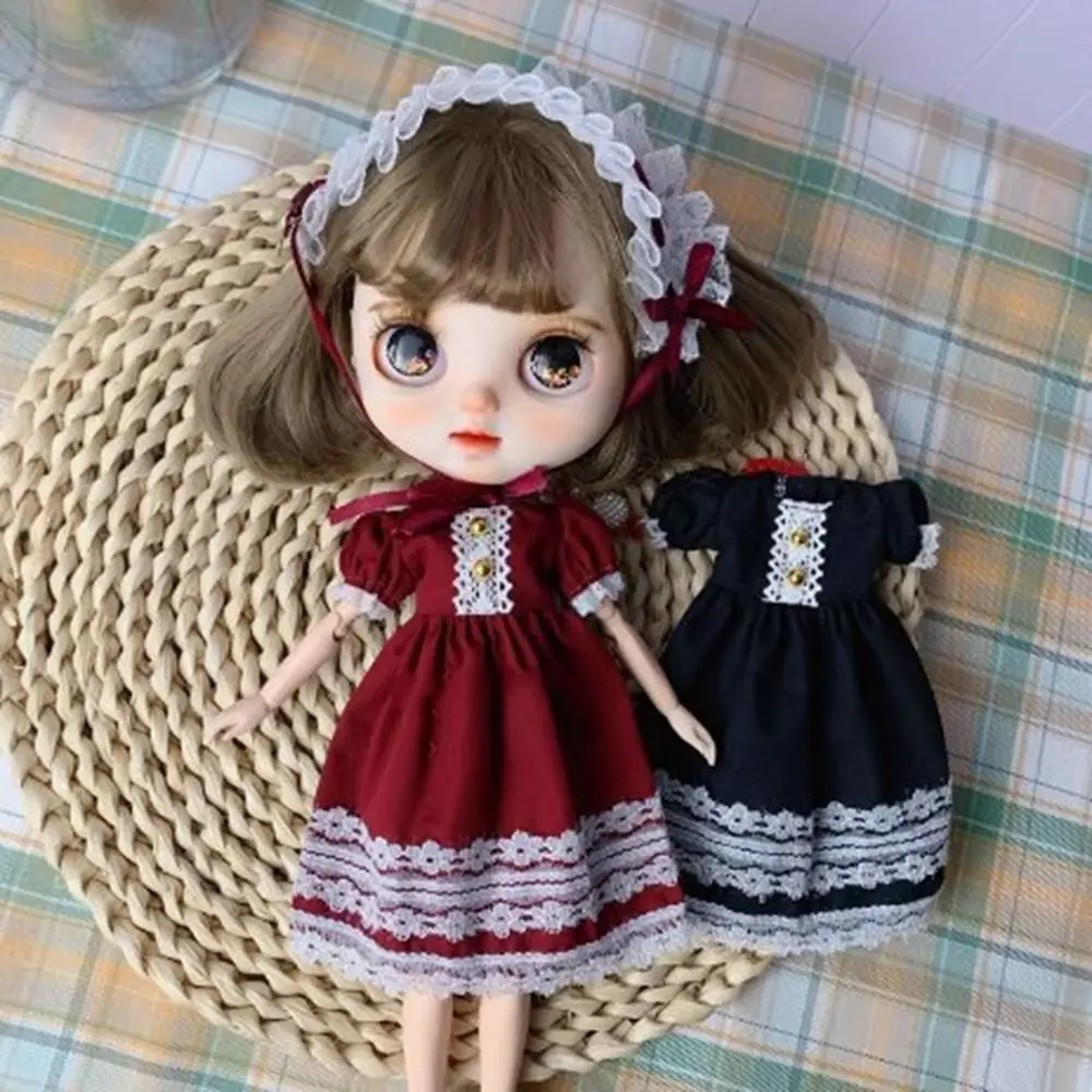 فساتين الدانتيل اليدوية تنورة موضة عادية حمالة لامعة تنورة مع عقال DIY بها بنفسك اكسسوارات لدمى 1/6 BJD 30 سنتيمتر #5