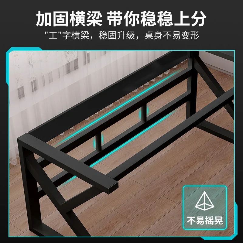 Double computer desk Desktop e-sports table Couple side-by-side game table Bedroom Home desk Desk Workbench