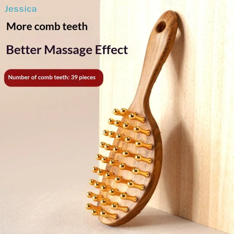 ♥Wooden Hair Scalp … - image