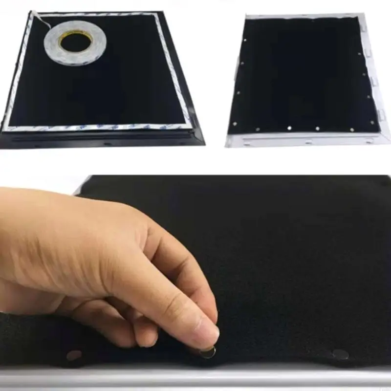 F68C ПК вентиляционной фильтр высокой плотности шасси шкаф Server Blasting Dust Prony Sponge Black 330x330x5mm/13x13x0.2in