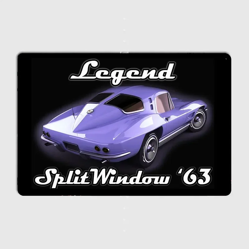 Legendary Car Classic Sports Car Plymouth Superbird Retro Poster Metal Sign Garage Club Room Wall Decor Custom Tin Home Decor