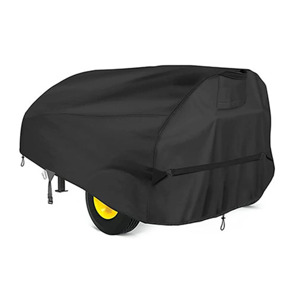 420D Black Log Splitter Cover Waterproof Tear Proof Storage Bag For Gas Electric Wood Cutting Machine Outdoor Garden Protection