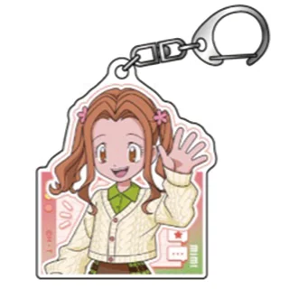 Yagami Taichi Agumon Digimon Piyomon Tailmon Ishida Yamato Palmon Ishida Yamato Takaishi Takeru Acrylic Keychain Bag Pendant
