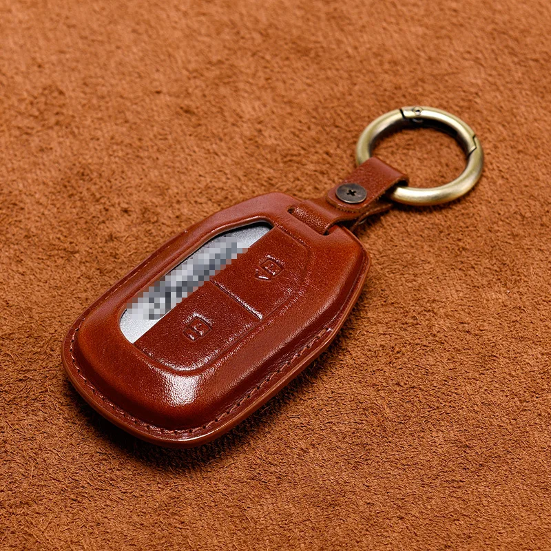 Motorcycle Leather Key Cover for Polaris Industries Indian Challenger dark horse 2025 limited Pursuit - view 4
