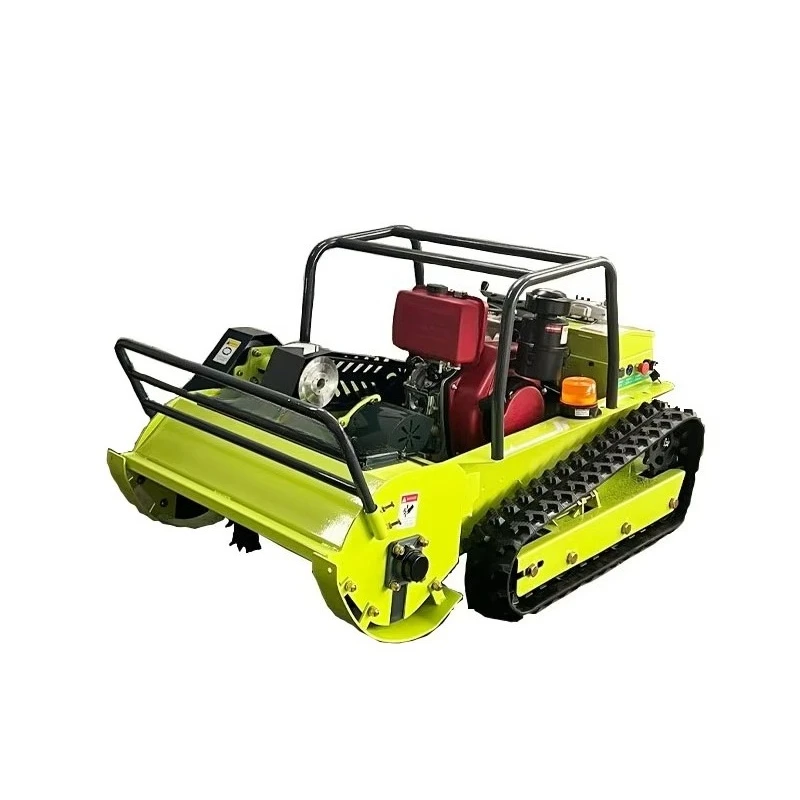 Factory Direct Sales Low Price High Quality Remote Control Roll Lawn Mower Garden Tracked Lawn Mower Free Delivery