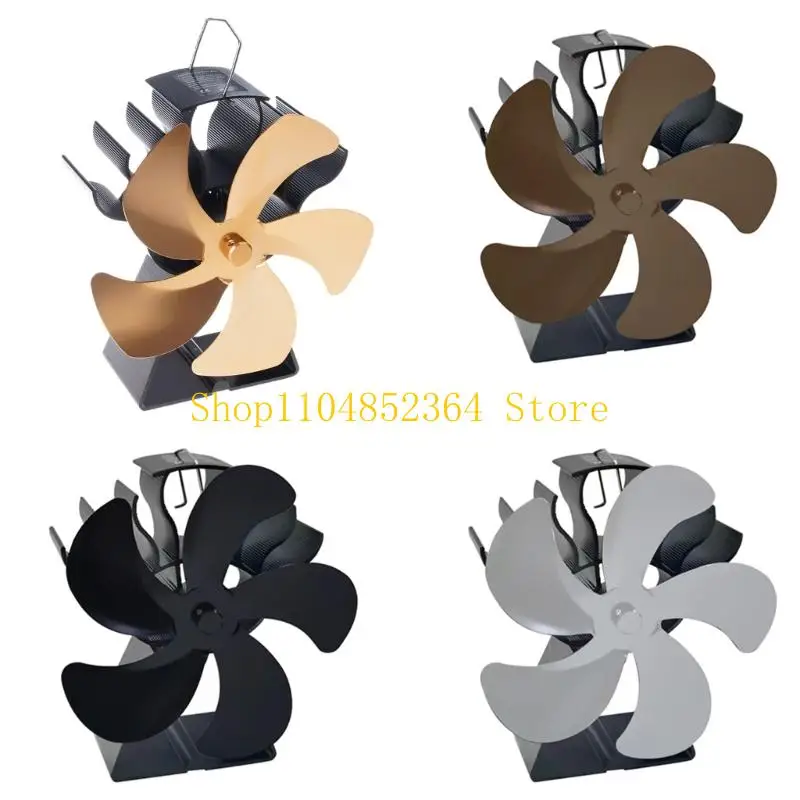 

652F Тепловой вентилятор для печи Экологичный и эффективный вентилятор для дровяной печи для больших помещений