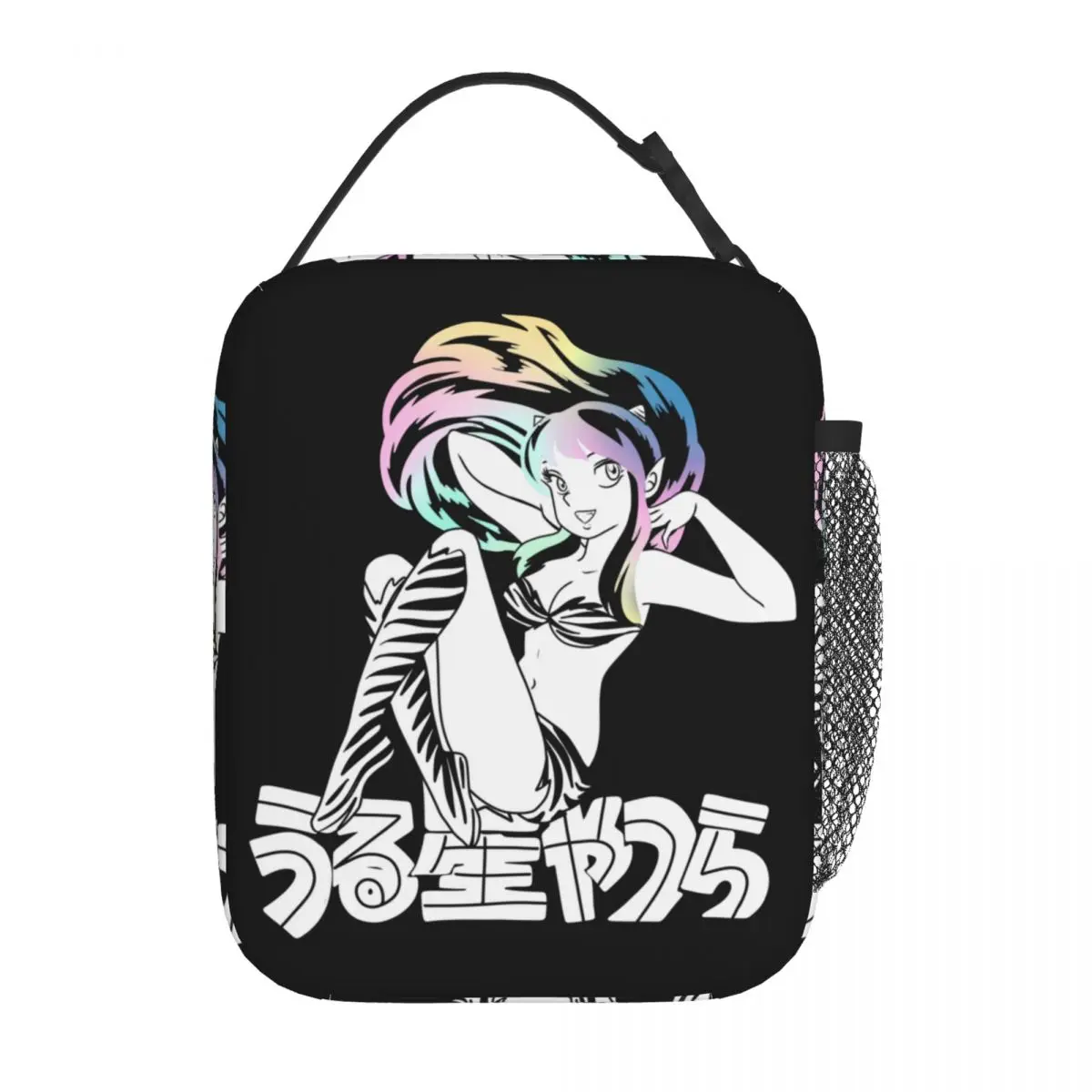 Urusei Yatsura Lum Insulated Lunch Bags Leakproof Ranma 1/2 Anime Meal Container Thermal Bag Tote Lunch Box Work Food Handbags